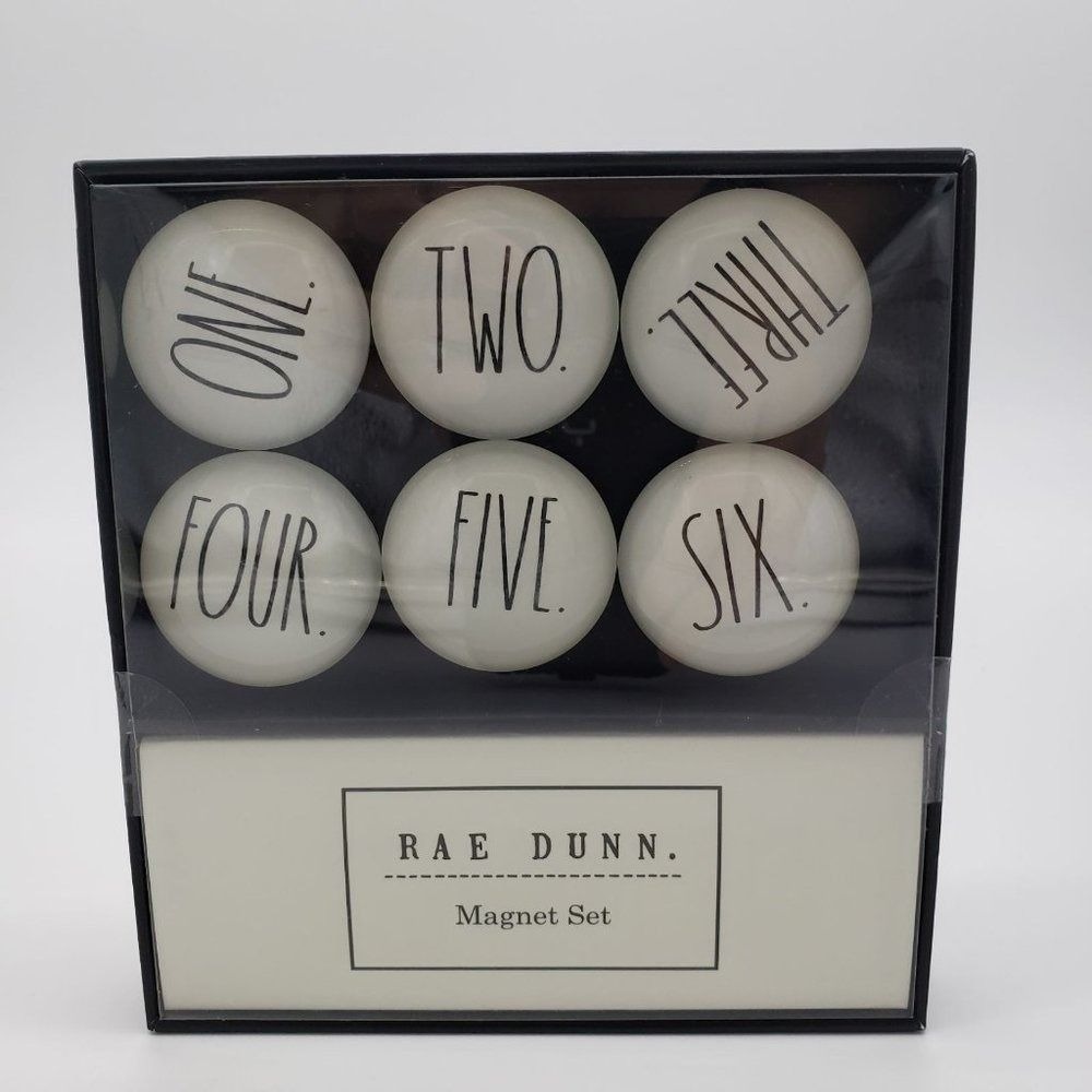 Rae Dunn Magnet Set Numbers To Do List File Send Sort Office Kitchen Decor - Picture 2 of 3